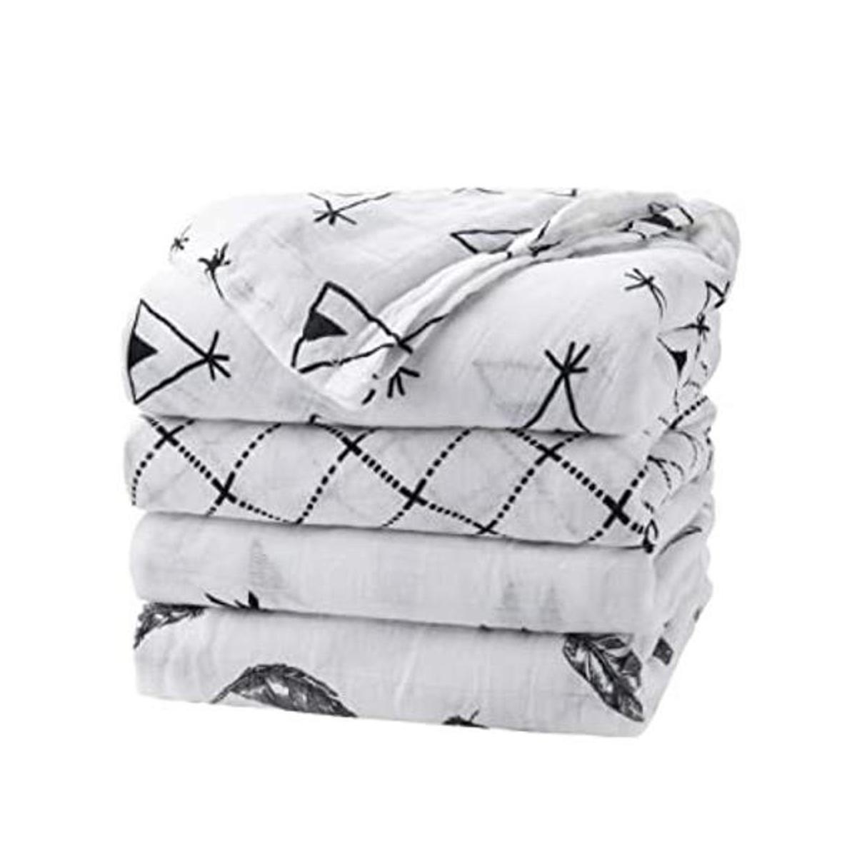 upsimples Manta unisex para envolver bebé manta de