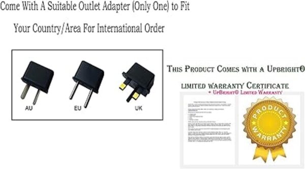 upbright Nueva 12 V ACDC adaptador para JBL Flip Wireless_4