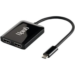 uptab adaptador USBC tipo C a 2ports HDMI 4 K Multi_1