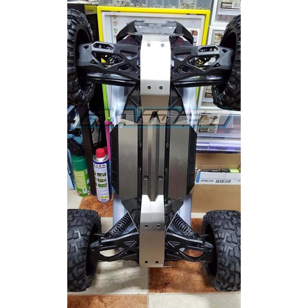 traxxxas xmaxxx 6s 8S chasis de acero protector Armor