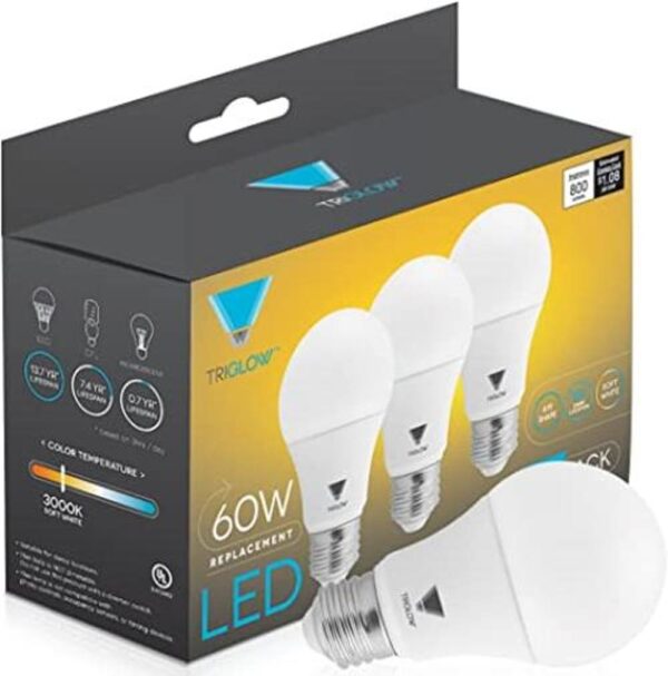 triglow LED A19 foco LED 9 W 60 W Equivalente 800_1
