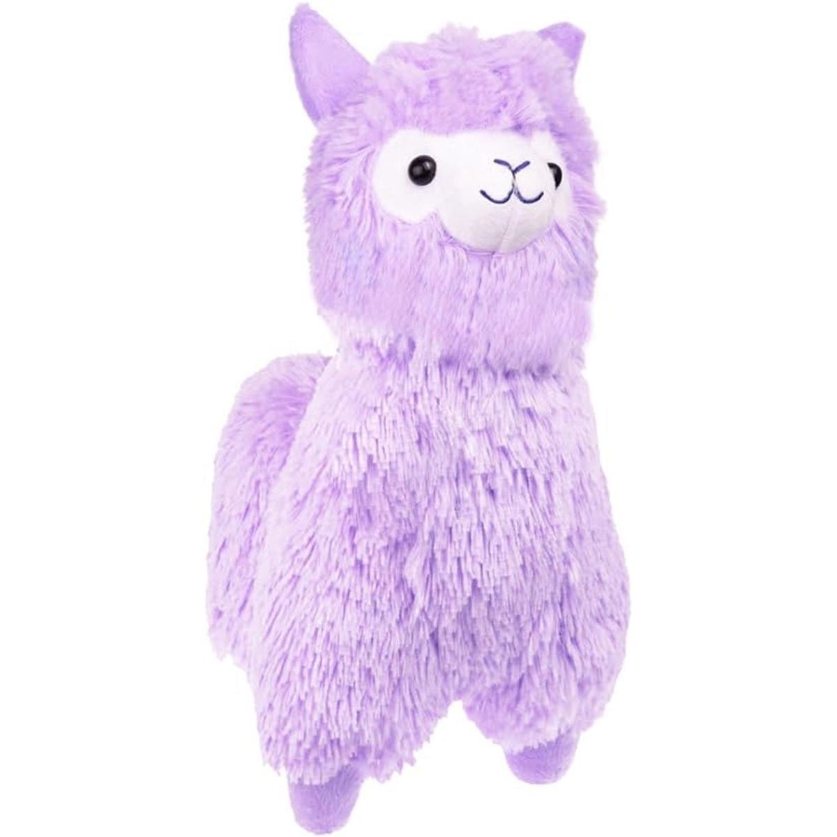 tollion Cuddly Soft Purple alpaca llama animal de peluche