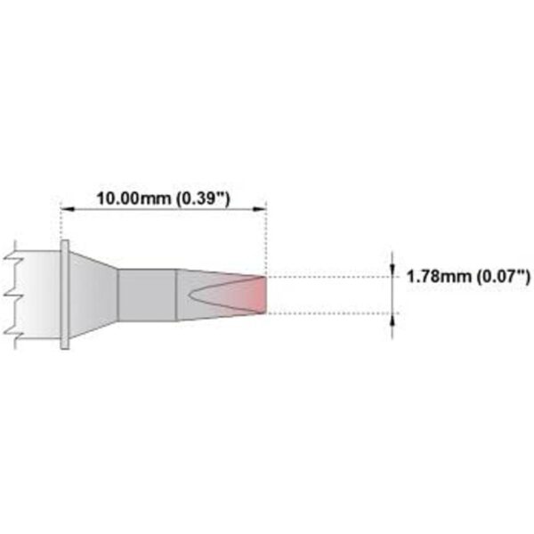 thermaltronics m7ch176 Cincel 30Deg 178 mm 0.07_2