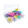 tecunite 30 piezas Multicolor Plástico Cabeza de flor