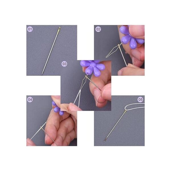 tecunite 30 piezas Multicolor Plástico Cabeza de flor