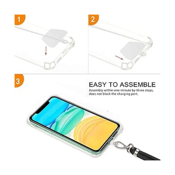 takyu Cordón universal para teléfono correa cruzada con_2