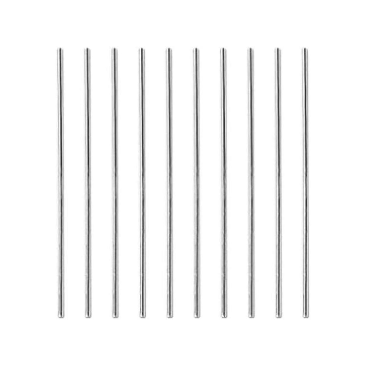 sutemribor 2 x 150 mm. acero inoxidable de modelo recto