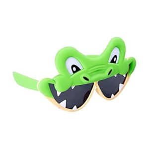 sunstaches Alligator Animal Character anteojos de sol_1