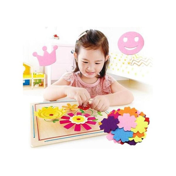 sookoo 5 estilos 150 Pcs color surtidos flores de fieltro