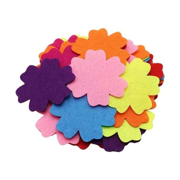 sookoo 5 estilos 150 Pcs color surtidos flores de fieltro