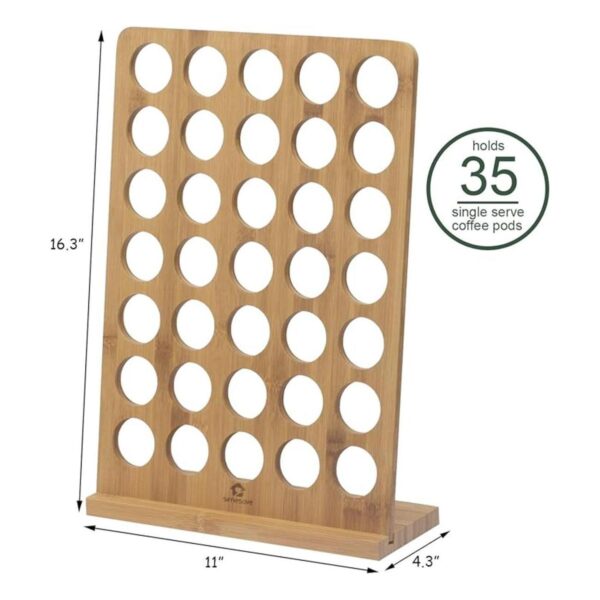simesove Coffee Pod Holder BambooCoffee Kcups Pods