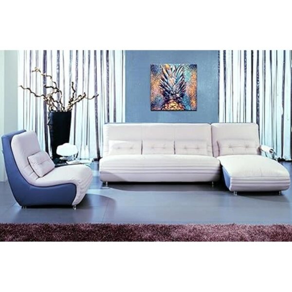 sechars Lienzo de piña para pared diseño de brillantina_5