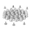 rubyca Big Mushroom Studs y picos metal screwback_4
