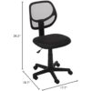 respaldo bajo malla tapizada ajustable silla giratoria_3