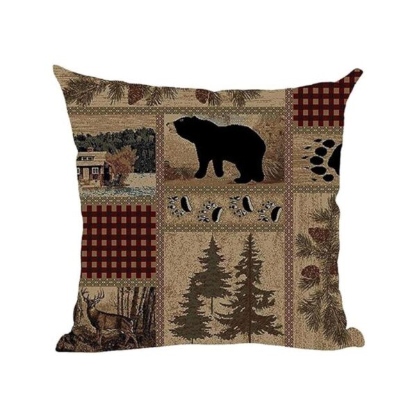 ramirar Funda de almohada decorativa de lino de algodón_2