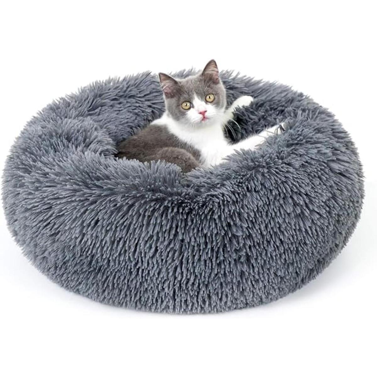 rabbitgoo Cama de gato para gatos de interior mullida y