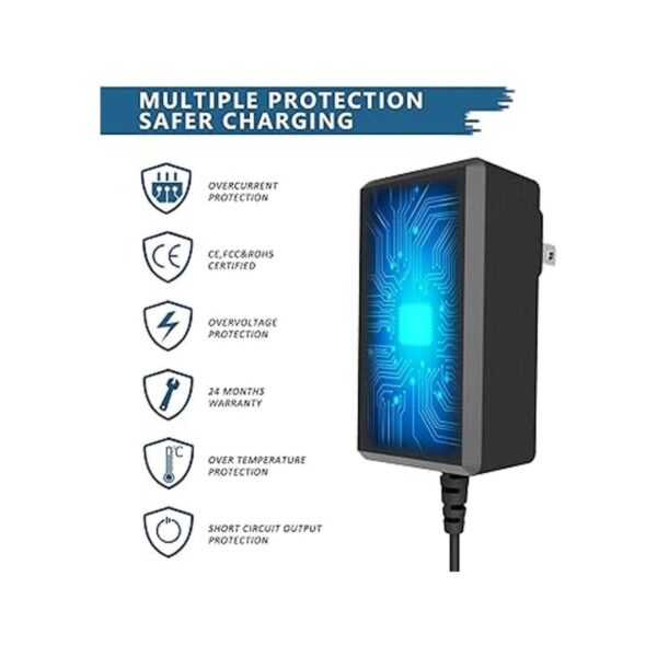 pwron 6.6 ft de largo 9 V 2 A AC a DC Power Adapter_2