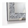qmdecor Espejo de pared decorativo rectangular brillante