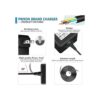 pwron 6.6 ft de largo 9 V 2 A AC a DC Power Adapter_3
