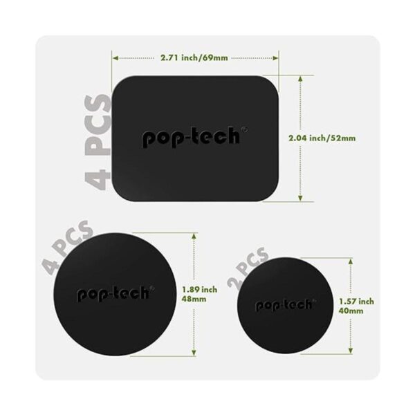 poptech placa de metal Kits de montaje para imán Mounts_2
