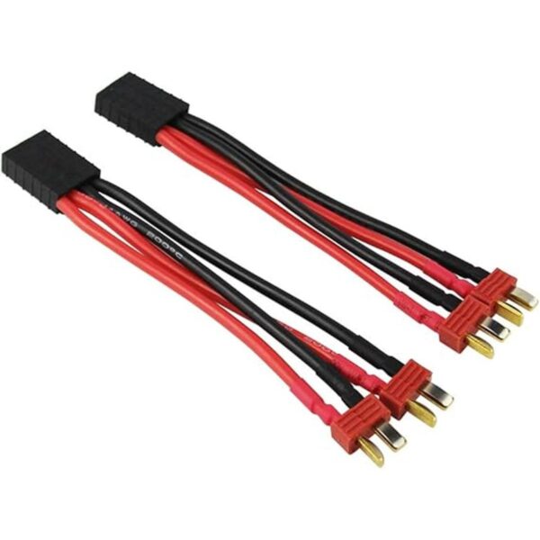 oliyin 2pcs interconexiones antideslizante Deans a 1Female_1