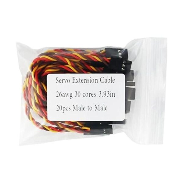 oliyin 20pcs macho a macho Plug Cableado trenzado 100 mm