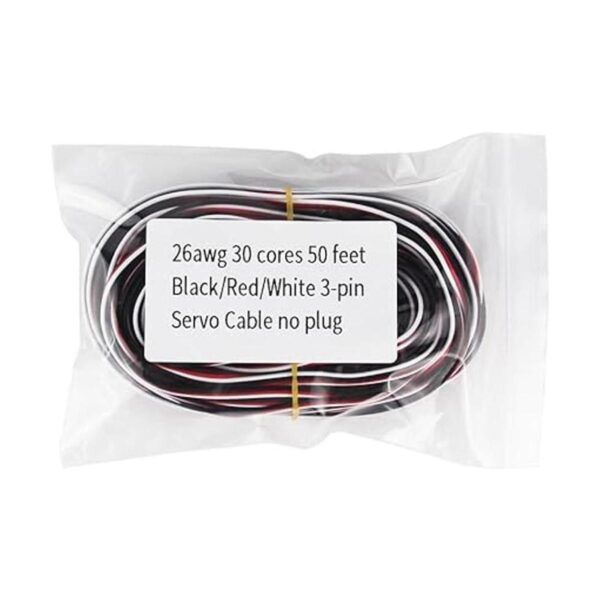 oliyin 50 pies 26 AWG Servo Cable 3P Line para Futaba JR_5