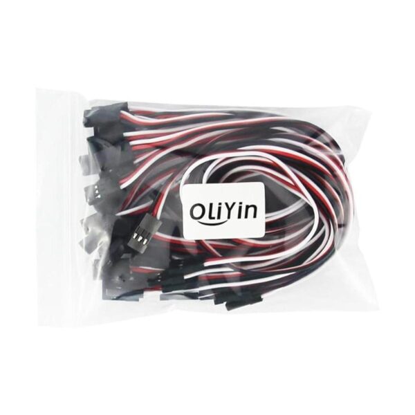 oliyin 20pcs 26 AWG 11.81 en 30 cm 300 mm servo Extension