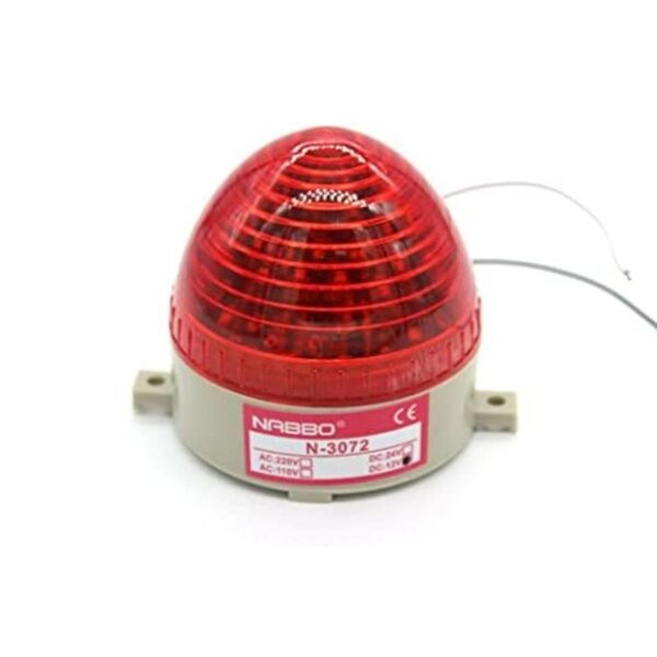 nxtop Industrial DC 12 V LED rojo luz de advertencia foco_1