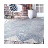 nuLOOM Alfombra ondulada Chevron para interiores y_1