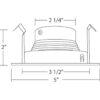 nicor iluminación 14002obob lowvolt Deflector recortar