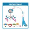 nicknack Móvil de bebé para cuna con música y luces cuna