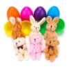 newbea huevos de Pascua con oso de felpa de_4