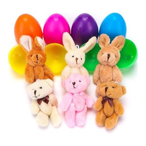 newbea huevos de Pascua con oso de felpa de_4