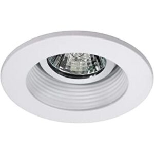 nicor iluminación 13002 WH 3.75 in. Anillo Blanco Bafle