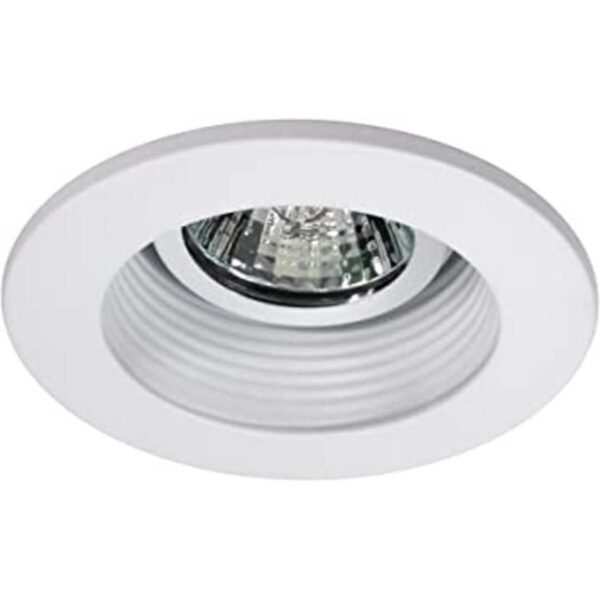nicor iluminación 13002 WH 3.75 in. Anillo Blanco Bafle
