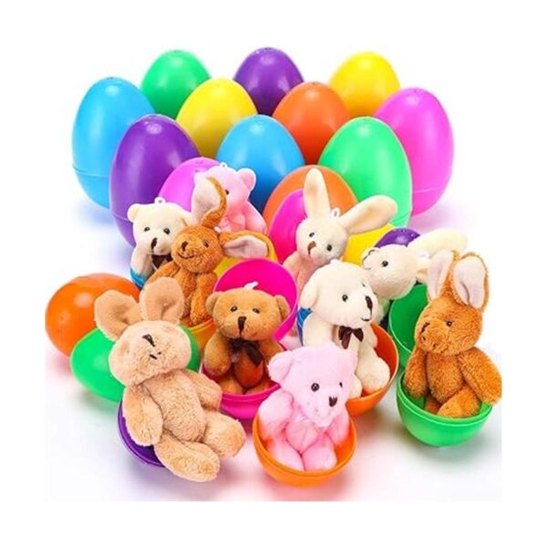 newbea huevos de Pascua con oso de felpa de_2
