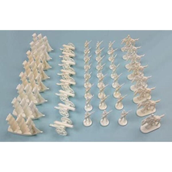 napoleónicas Guerra Civil Miniaturas Militares Blanco_1