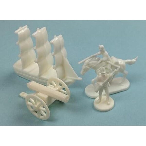 napoleónicas Guerra Civil Miniaturas Militares Blanco_2