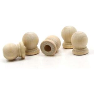 mylittlewoodshop Pkg de 25 Finial Dowel Pac 34 inches_4