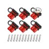 micrl 6 piezas de conector rápido de batería de calibre 68_1