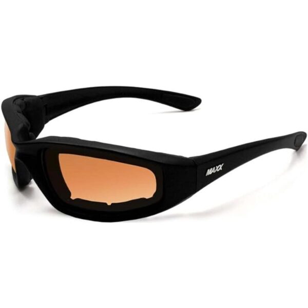 maxx Gafas de sol 2017 TR90 Foam Black HD Amber Lens_1
