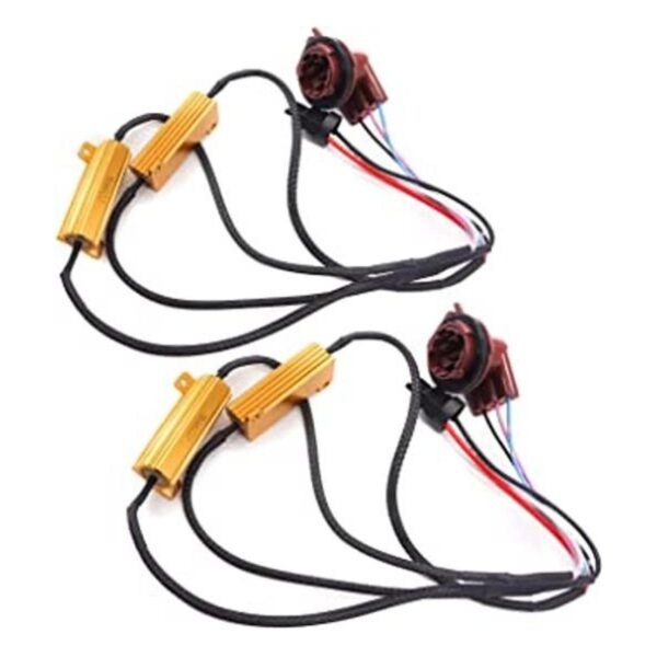 mankk 1 par de resistencias LED 3157 3057 4157 50 W 6_1