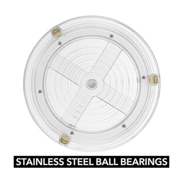mDesign Spinning Lazy Susan 360 Organizador de maquillaje_3