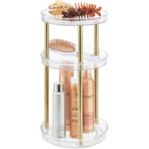 mDesign Spinning Lazy Susan 360 Organizador de maquillaje_1