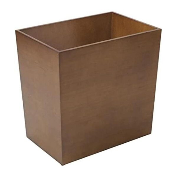 mDesign Papelera rectangular y estrecha contenedor de_1