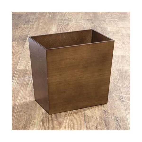 mDesign Papelera rectangular y estrecha contenedor de_2