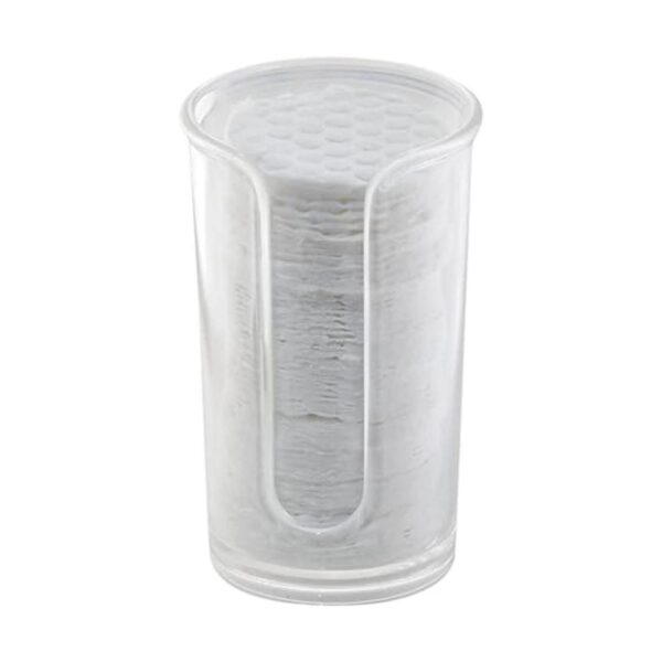 mDesign Dispensador pequeño de plástico desechable para_5