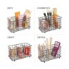 mDesign Farmhouse Modern Cubo organizador de_3