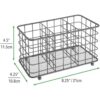 mDesign Farmhouse Modern Cubo organizador de_4